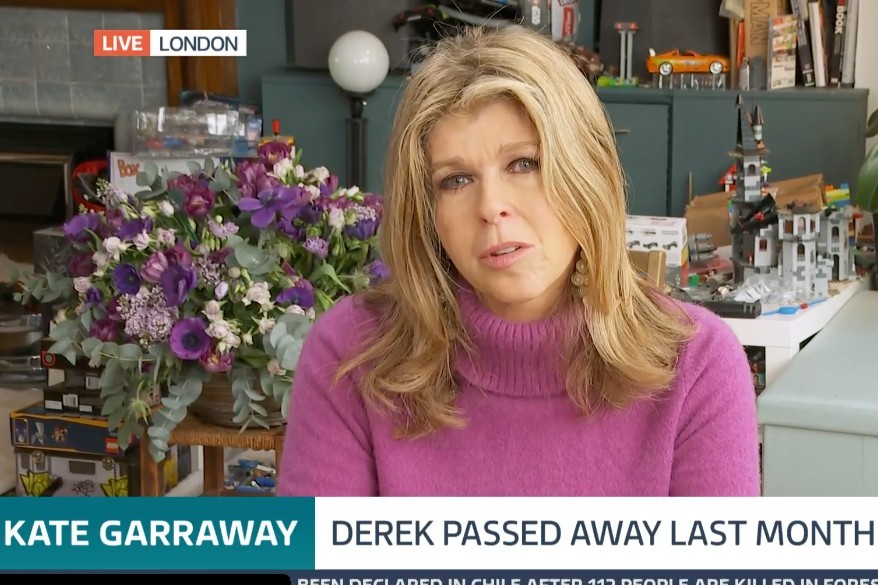 Kate Garraway became visibly emotional during a live television